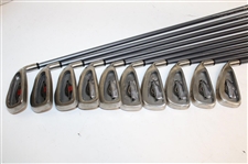 Chi Chi Rodriguez's Personal Callaway Prototype Black Iron Set (2-PW) w/Lead Tape