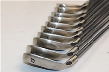 Chi Chi Rodriguez's Personal Callaway Prototype Black Iron Set (2-PW) w/Lead Tape
