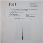 Chi Chi Rodriguez Signed Sword JSA ALOA