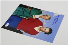 Jack Nicklaus & Tommy Aaron Dual Signed 1973 Green Jacket Ceremony 8x10 Photo JSA #CB46163