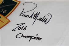 Rocco Mediate Signed 2016 Senior PGA Championship Embroidered Flag w/'2016 Champion' JSA ALOA