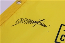 Colin Montgomerie Signed 2014 Senior PGA Championship Screen Flag JSA ALOA