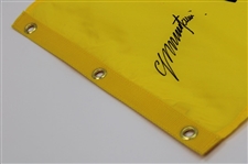 Colin Montgomerie Signed 2014 Senior PGA Championship Screen Flag JSA ALOA