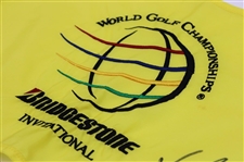 Vijay Singh Signed 2008 WGC Bridgestone Championship Used Hole #7 Flag w/COA & JSA ALOA