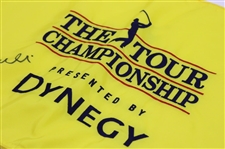 Mike Weir Signed 2001 Tour Championship Used Hole #5 Flag w/COA & JSA ALOA