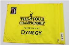 Mike Weir Signed 2001 Tour Championship Used Hole #5 Flag w/COA & JSA ALOA