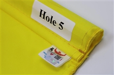Mike Weir Signed 2001 Tour Championship Used Hole #5 Flag w/COA & JSA ALOA