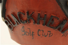 Vintage Blackheat Golf Club Themed Mannequin Hat Display Stand - 23 Tall