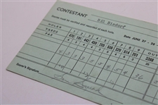 Sam Snead Signed 1957 Western Open Match Used Official Scorecard JSA COA