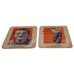 1952 Sam Snead & Lloyd Mangrum Wheaties Hand Cut Cards