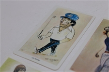 Six (6) 1979 Venorlandus Our Heroes Flik Cards