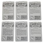 Six (6) 1979 Venorlandus Our Heroes Flik Cards
