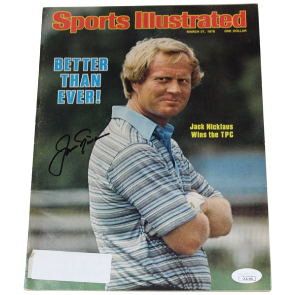 Jack Nicklaus Signed Sports Illustrated Magazine - March 27th JSA #CG52258