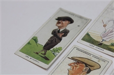Seven (7) 1928 W. A. & A. C. Churchman Imperial Tobacco Men Of The Moment In Sport Cards