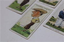 Seven (7) 1928 W. A. & A. C. Churchman Imperial Tobacco Men Of The Moment In Sport Cards
