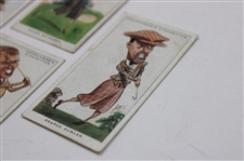Seven (7) 1928 W. A. & A. C. Churchman Imperial Tobacco Men Of The Moment In Sport Cards