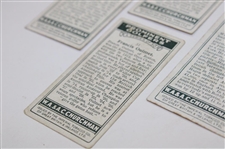 Seven (7) 1928 W. A. & A. C. Churchman Imperial Tobacco Men Of The Moment In Sport Cards