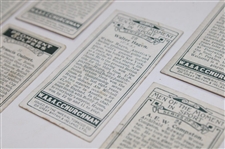 Seven (7) 1928 W. A. & A. C. Churchman Imperial Tobacco Men Of The Moment In Sport Cards