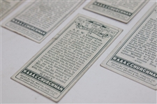 Seven (7) 1928 W. A. & A. C. Churchman Imperial Tobacco Men Of The Moment In Sport Cards