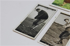 Four (4) W. A. & A. C. Churchman Imperial Tobacco Famous Golfers & (3) Ogdens Champions Of 1936 Cards