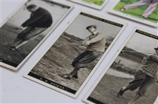 Four (4) W. A. & A. C. Churchman Imperial Tobacco Famous Golfers & (3) Ogdens Champions Of 1936 Cards