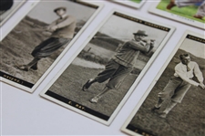 Four (4) W. A. & A. C. Churchman Imperial Tobacco Famous Golfers & (3) Ogdens Champions Of 1936 Cards