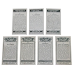 Four (4) W. A. & A. C. Churchman Imperial Tobacco Famous Golfers & (3) Ogdens Champions Of 1936 Cards