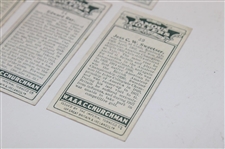 Four (4) W. A. & A. C. Churchman Imperial Tobacco Famous Golfers & (3) Ogdens Champions Of 1936 Cards