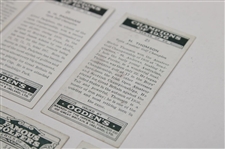 Four (4) W. A. & A. C. Churchman Imperial Tobacco Famous Golfers & (3) Ogdens Champions Of 1936 Cards