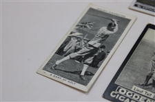 Two (2) Morriss High Grade Cigarettes Golf Stroke Series Cards, (1) Imperial Tobacco How To Play Golf Card, (1) W. D. & H. O. Wills Our King And Queen Card & (1) Ogdens Cigarettes Card