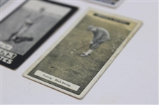 Two (2) Morriss High Grade Cigarettes Golf Stroke Series Cards, (1) Imperial Tobacco How To Play Golf Card, (1) W. D. & H. O. Wills Our King And Queen Card & (1) Ogdens Cigarettes Card
