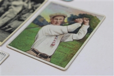  W.A.& A.C. Churchman Imperial Frisky Card, Park Drive Cigarette Card, W. D. & H. O. Wills British Sporting Personality Card, (2) Carreras Nose Game Cars, & (2) Mecca Series Of Champion Golfers Cards