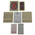  W.A.& A.C. Churchman Imperial Frisky Card, Park Drive Cigarette Card, W. D. & H. O. Wills British Sporting Personality Card, (2) Carreras Nose Game Cars, & (2) Mecca Series Of Champion Golfers Cards