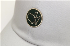 Augusta National GC Masters Tournament Pine Green Circle Logo Stone Colored Hat - New w/Tag