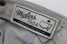 Augusta National GC Masters Tournament Pine Green Circle Logo Stone Colored Hat - New w/Tag