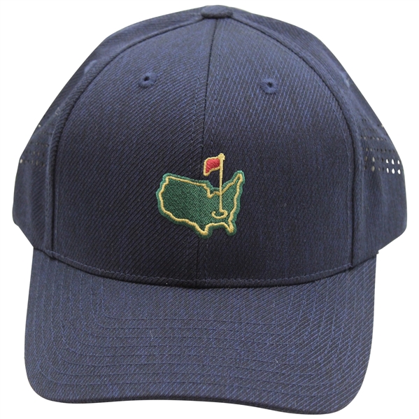 Augusta National GC Masters Tournament Green Embroidered Logo Lt. Mesh Navy Hat - New w/Tag