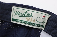 Augusta National GC Masters Tournament Green Embroidered Logo Lt. Mesh Navy Hat - New w/Tag