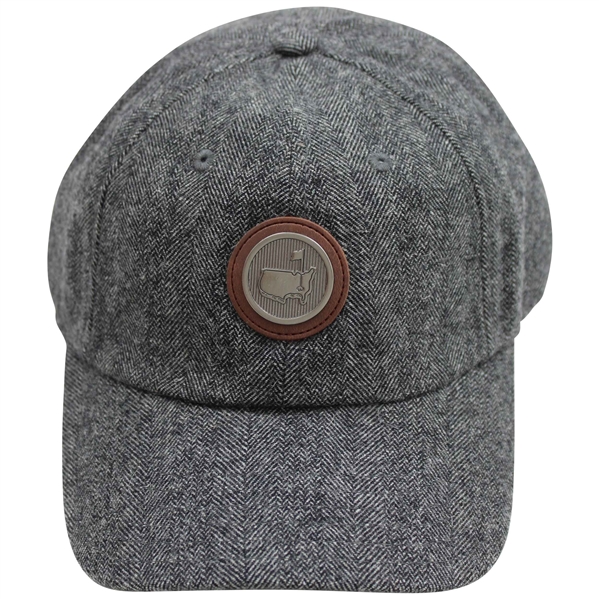 Augusta National GC Masters Tournament Circle Medallion Logo Charcoal Hat - New w/Tag