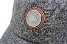 Augusta National GC Masters Tournament Circle Medallion Logo Charcoal Hat - New w/Tag