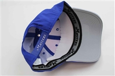 Augusta National GC Masters Tournament Circle Logo Royal Blue Performance Hat - New w/Tag