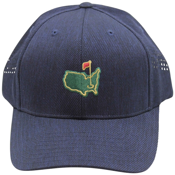 Augusta National GC Masters Tournament Green Embroidered Logo Lt. Mesh Navy Hat - New w/Tag