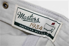 Augusta National GC Masters Tournament Pine Green Circle Logo Stone Colored Hat - New w/Tag
