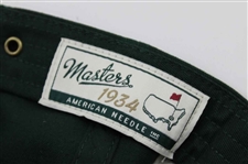 Augusta National GC Masters Tournament Stone w/Green Circle Logo Pine Green Hat - New w/Tag