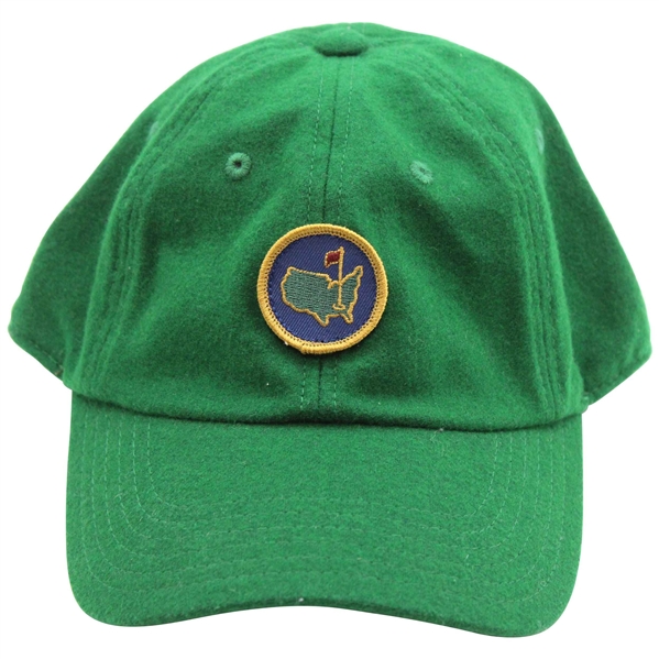 Augusta National GC Masters Tournament Vibrant Green Wool & Nylon Hat w/Circle Patch Logo
