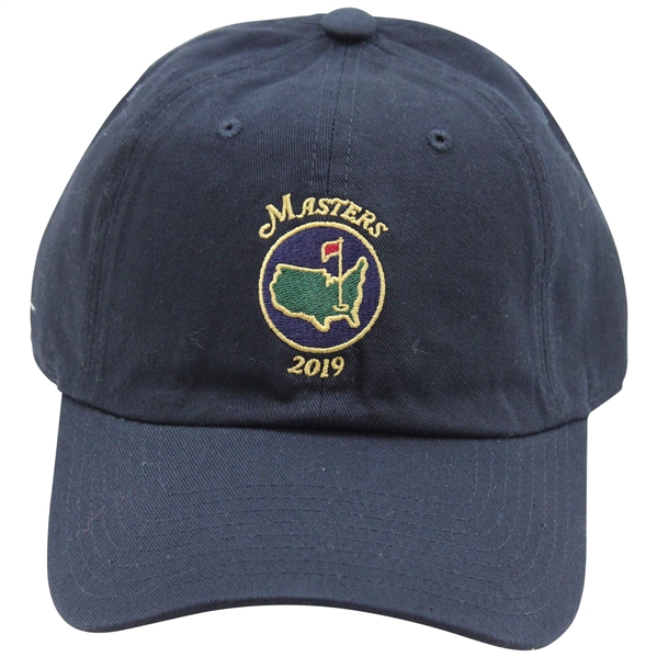 2019 Masters Tournament Embroidered Navy Circle Logo Navy Hat - New w/Tag