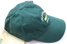 2012 Masters Tournament Green & Lt Yellow Dated Caddy Hats w/2014 Green Dated Hat