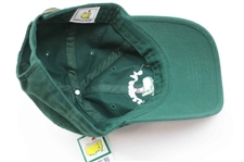 2012 Masters Tournament Green & Lt Yellow Dated Caddy Hats w/2014 Green Dated Hat