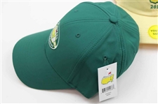 2017 Masters Green Circle Logo Performance Structure Hats w/Lt Yellow Dated Youth Size Caddy Hat