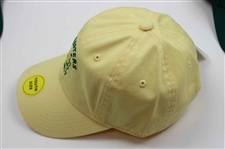 2017 Masters Green Circle Logo Performance Structure Hats w/Lt Yellow Dated Youth Size Caddy Hat