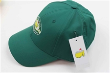 2017 Masters Green Circle Logo Performance Structure Hats w/Lt Yellow Dated Youth Size Caddy Hat